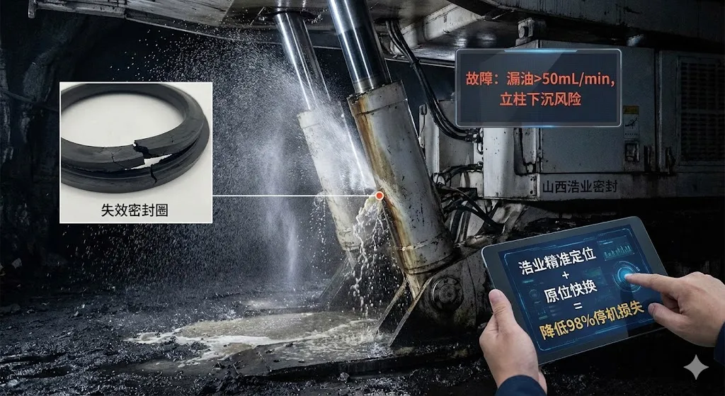 液压支架密封圈失效的危害与更换必要性